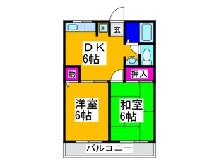 ハイムフレールの物件間取画像